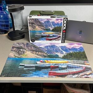Puzzle 1000 Piece Canoes on the Lake